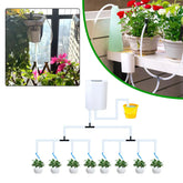 Gartengerät Tropfbewässerungsgerät Pumpentimersystem Automatischer Bewässerungspumpen-Controller Blumenpflanze Heimsprinkler 8/4/2 Kopf